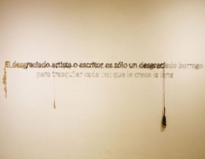 Sin título (Frase de José Clemente Orozco) de Rodrigo González Castellanos