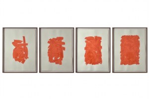 Estudios de desgaste, 100, 50, 75, 25 y 12, de Rodrigo González Castellanos