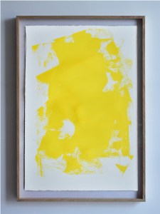 Estudio de desgaste sobre bóveda, Amarillo II, de Rodrigo González Castellanos