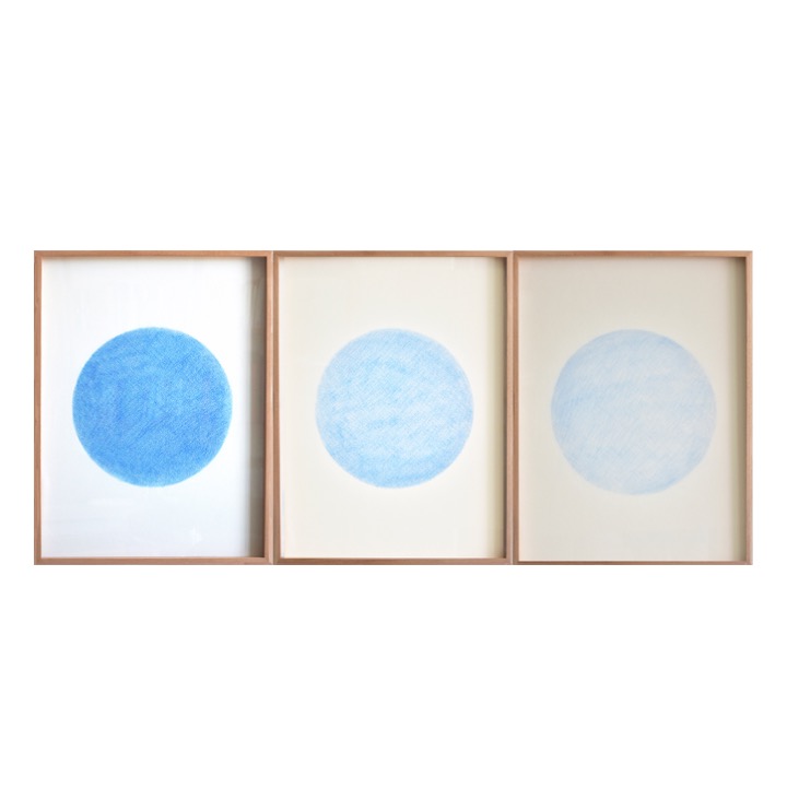 Estudio de desgaste, Azul Oscuro de Rodrigo González Castellanos